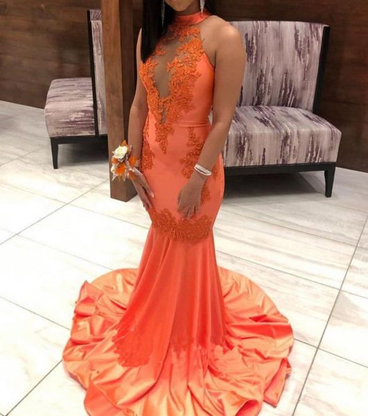 orange satin prom dresses mermaid beading lace applique evening gowns black girls bridal gown, Black;red
orange satin prom dresses mermaid beading lace applique evening gowns black girls bridal gown, Black;red