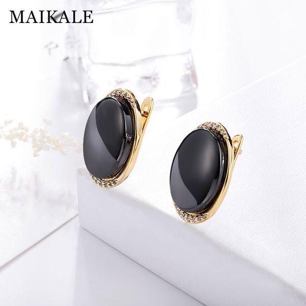 maikale classic round ceramic stud earrings cubic zirconia plated gold earrings for women to friend gifts, Golden;silver
maikale classic round ceramic stud earrings cubic zirconia plated gold earrings for women to friend gifts, Golden;silver