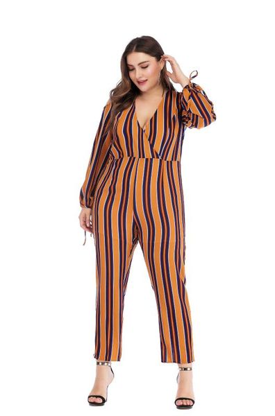 summer and autumn women's new style strapless v-neck striped printing jumpsuit nine-point pants plus size women's fat mm jumpsui, Black;white
summer and autumn women's new style strapless v-neck striped printing jumpsuit nine-point pants plus size women's fat mm jumpsui, Black;white