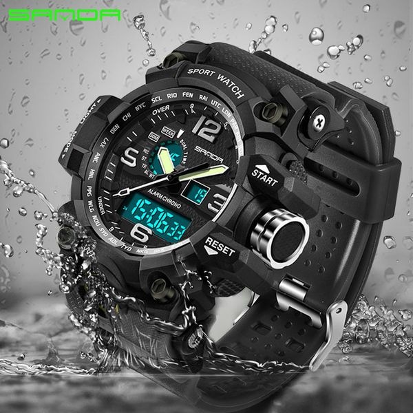 fashion sanda luxury sports style men's student man watch led digital waterproof relogio masculino, Slivery;brown
fashion sanda luxury sports style men's student man watch led digital waterproof relogio masculino, Slivery;brown