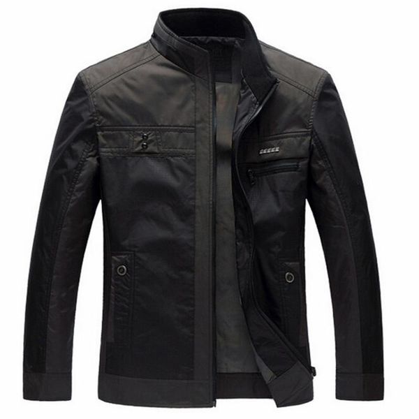 men's jackets men spring autumn leisure jacket thin business coat 4xl zipper black male casual style stand collar, Black;brown
men's jackets men spring autumn leisure jacket thin business coat 4xl zipper black male casual style stand collar, Black;brown