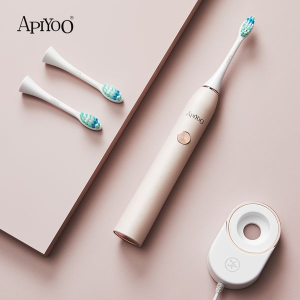 apiyoo p7 sonic pink electric toothbrush wireless rechargeable brush ipx7 waterproof with 5 modes 2 min smart timer for women
apiyoo p7 sonic pink electric toothbrush wireless rechargeable brush ipx7 waterproof with 5 modes 2 min smart timer for women