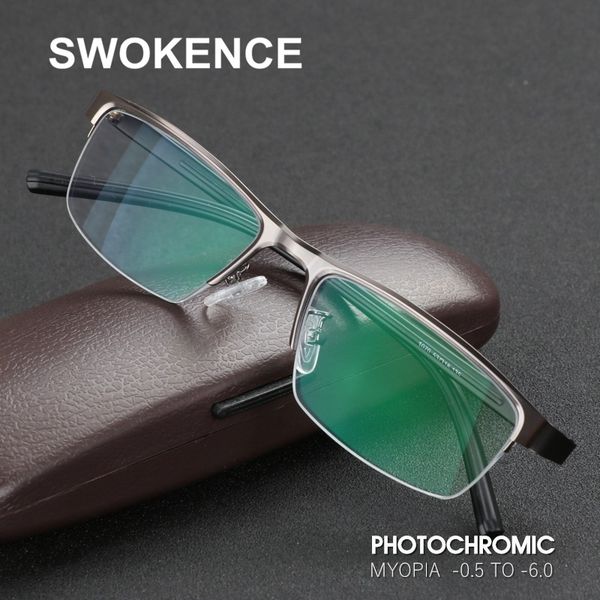 swokence pchromic myopia glasses women men business discoloring prescription sunglasses shortsighted sph -0.5 to -6.0 f010, White;black
swokence pchromic myopia glasses women men business discoloring prescription sunglasses shortsighted sph -0.5 to -6.0 f010, White;black