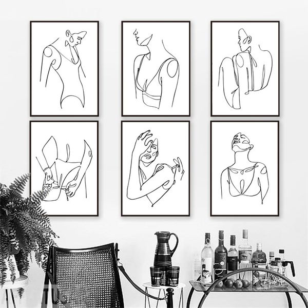 wall art canvas painting line drewing pretty girl body black white nordic posters and prints wall pictures for living room decor
wall art canvas painting line drewing pretty girl body black white nordic posters and prints wall pictures for living room decor