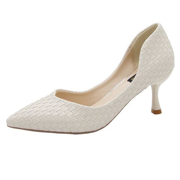 high heels women stiletto pointed toe fashion net red woven single shoes 2020 autumn new korean foreign trade women's shoes, Black
high heels women stiletto pointed toe fashion net red woven single shoes 2020 autumn new korean foreign trade women's shoes, Black