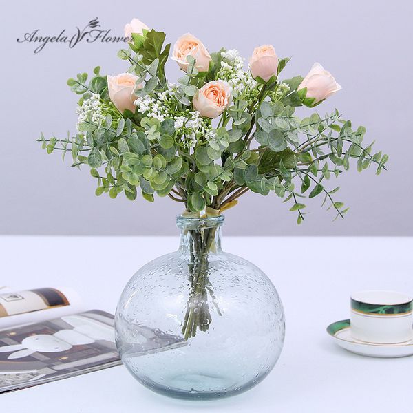 angela flower artificial rose bouquet small lotus babies breath flower decor for house wedding party green plants dropshipping
angela flower artificial rose bouquet small lotus babies breath flower decor for house wedding party green plants dropshipping