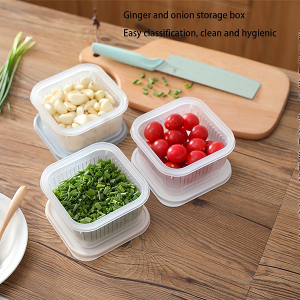 13.5*13.5*7.5cm home fruit vegetable sealed organizer with lid kitchen refrigerator storage box
13.5*13.5*7.5cm home fruit vegetable sealed organizer with lid kitchen refrigerator storage box