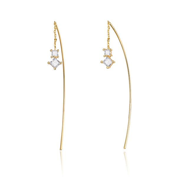 dangle & chandelier fashion square zirconia metal rod long earring gold chain ear line tassel drop earrings for women party jewelry gifts, Silver
dangle & chandelier fashion square zirconia metal rod long earring gold chain ear line tassel drop earrings for women party jewelry gifts, Silver