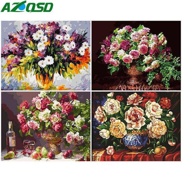 azqsd oil painting by numbers flower drawing on canvas diy home decoration unframe pictures by numbers vase unique gift
azqsd oil painting by numbers flower drawing on canvas diy home decoration unframe pictures by numbers vase unique gift