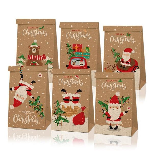 рождественские подарочные пакеты xmas vintage крафт бумага компании apple gift box хэллоуин подарки case party gift bag hand - завернутый па 
рождественские подарочные пакеты xmas vintage крафт бумага компании apple gift box хэллоуин подарки case party gift bag hand - завернутый па