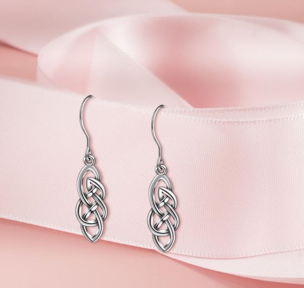 fashion-unique 100% real 925 sterling silver good luck irish celtics knot earring women fine jewelry charming vintage01, Golden;silver
fashion-unique 100% real 925 sterling silver good luck irish celtics knot earring women fine jewelry charming vintage01, Golden;silver
