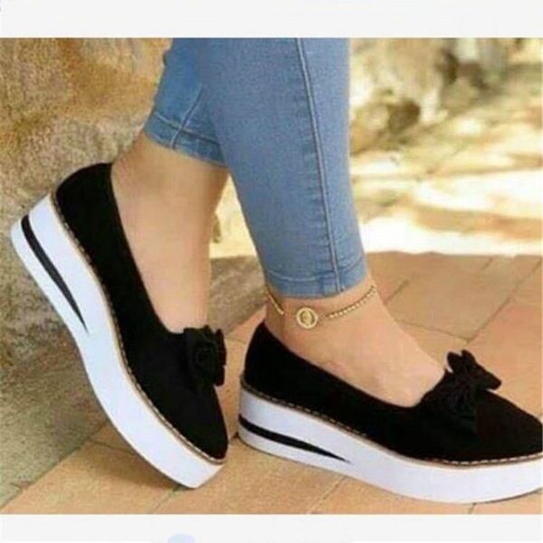 summer large size women shoes sweet bow round head thick bottom solid comfort leather ladies sandals wedges zapatos de mujer, Black
summer large size women shoes sweet bow round head thick bottom solid comfort leather ladies sandals wedges zapatos de mujer, Black