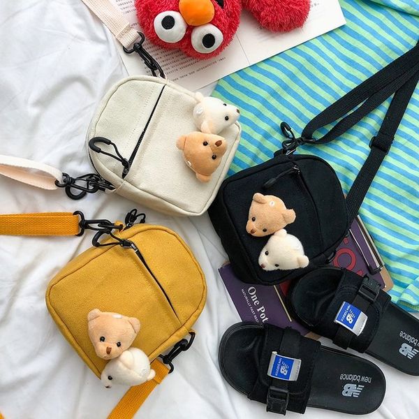 korean retro port style childlike cute panda doll crossbody bag japanese girl heart student canvas small bag
korean retro port style childlike cute panda doll crossbody bag japanese girl heart student canvas small bag