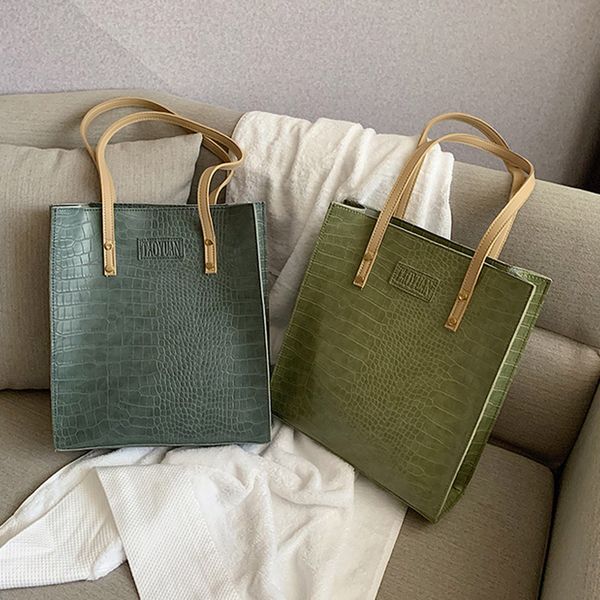 women pu leather luxury crocodile bags women's large capacity handbags vintage totes shoulder bag lady female bolsos para mujer
women pu leather luxury crocodile bags women's large capacity handbags vintage totes shoulder bag lady female bolsos para mujer
