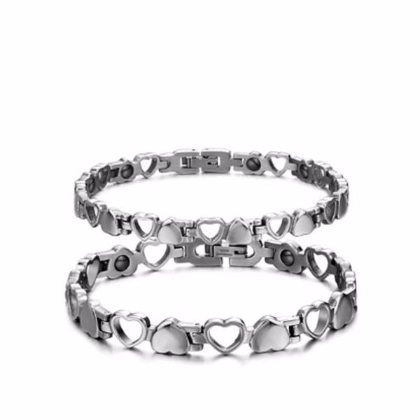 couple bracelet stainless steel bracelets adjustable chain bracelet lovers jewelry love crystal heart set wholesale, Black
couple bracelet stainless steel bracelets adjustable chain bracelet lovers jewelry love crystal heart set wholesale, Black