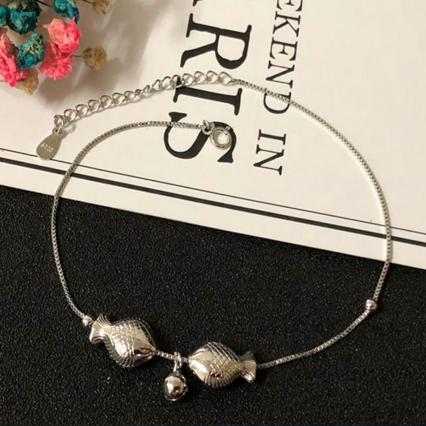 s925 silver korean ankle fashion ankle sterling silver korean style fashion yang mi same cute kiss fish short clavicle anklet for women evld, Red;blue
s925 silver korean ankle fashion ankle sterling silver korean style fashion yang mi same cute kiss fish short clavicle anklet for women evld, Red;blue
