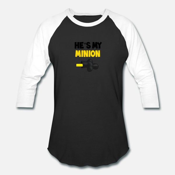 he s my minion t shirt men create 100% cotton crew neck male fitness humor summer style normal shirt
he s my minion t shirt men create 100% cotton crew neck male fitness humor summer style normal shirt