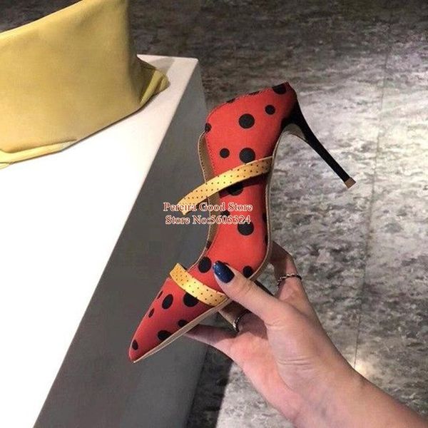 polka dot stiletto heels pumps slip on buckle strap high heel mules black red sandals cut-out summer wedding party shoes
polka dot stiletto heels pumps slip on buckle strap high heel mules black red sandals cut-out summer wedding party shoes