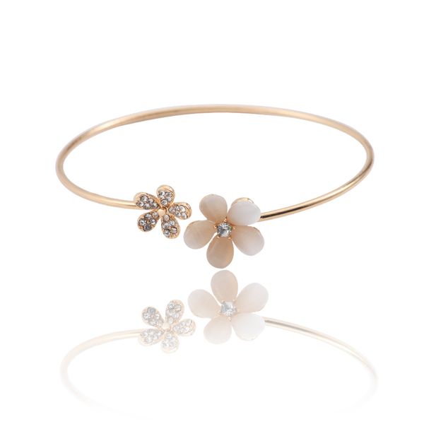 simple flower rhinestone shape opening adjustable bracelet gold exquisite female summer fashion jewelry direct sales, Black
simple flower rhinestone shape opening adjustable bracelet gold exquisite female summer fashion jewelry direct sales, Black