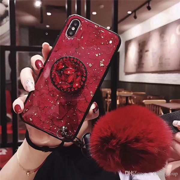 for iphone 11 pro x xs max xr case with bracket hair ball lanyard capinha for iphone 6 7plus 8 8plus 7 6s epoxy crack case cover capa ipone
for iphone 11 pro x xs max xr case with bracket hair ball lanyard capinha for iphone 6 7plus 8 8plus 7 6s epoxy crack case cover capa ipone