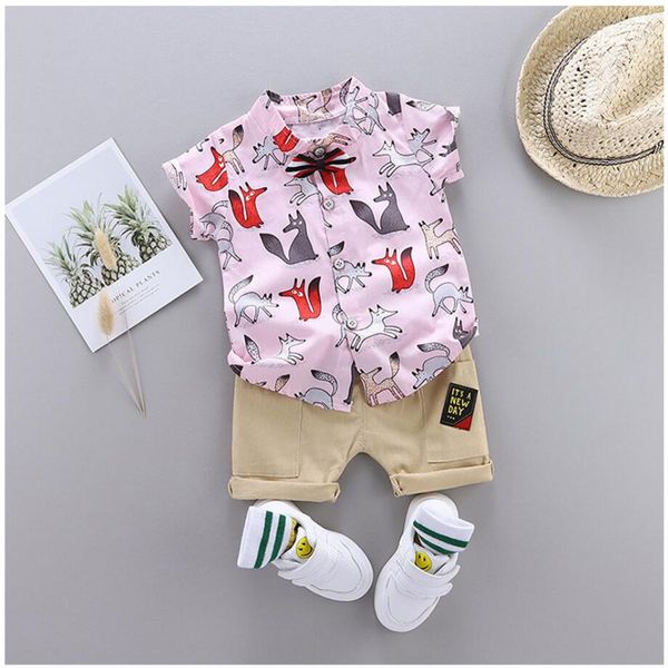 new summer boy's suit baby clothing set for boys cute casual the fox shorts 2pcs infant suits kids clothes, White
new summer boy's suit baby clothing set for boys cute casual the fox shorts 2pcs infant suits kids clothes, White