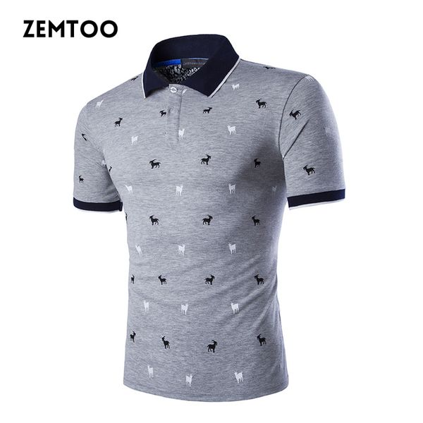 men's polos zemtoo men fashion printed shirts cotton short sleeve camisas brand s homme casual laple male shirt 5xl, White;black
men's polos zemtoo men fashion printed shirts cotton short sleeve camisas brand s homme casual laple male shirt 5xl, White;black