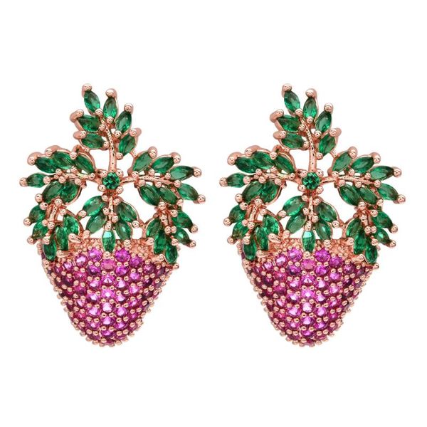 stud exaggerated sweet and romantic colored strawberry zircon earrings for women/girls in various social situations er-234, Golden;silver
stud exaggerated sweet and romantic colored strawberry zircon earrings for women/girls in various social situations er-234, Golden;silver