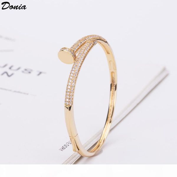 donia ювелирных изделий партии euro американской моды cardi серии большой классический гвоздь микро инкрустированные циркониевый браслет жен, Black
donia ювелирных изделий партии euro американской моды cardi серии большой классический гвоздь микро инкрустированные циркониевый браслет жен, Black