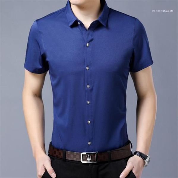 business short sleeve turn-down collar casual mens shirts solid color slim mens dress shirts, White;black
business short sleeve turn-down collar casual mens shirts solid color slim mens dress shirts, White;black