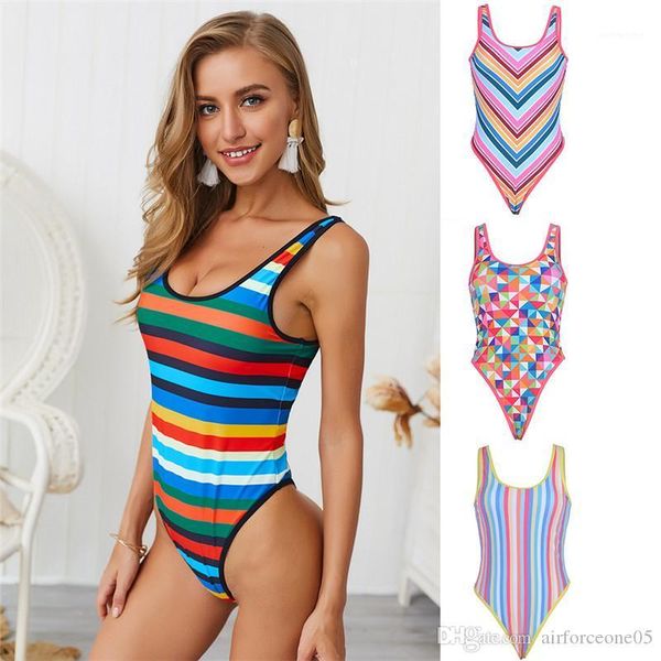 piece womens swimwear fashion striped print bathing suits ladies backless designer swimsuit summer plaid one, White;black
piece womens swimwear fashion striped print bathing suits ladies backless designer swimsuit summer plaid one, White;black