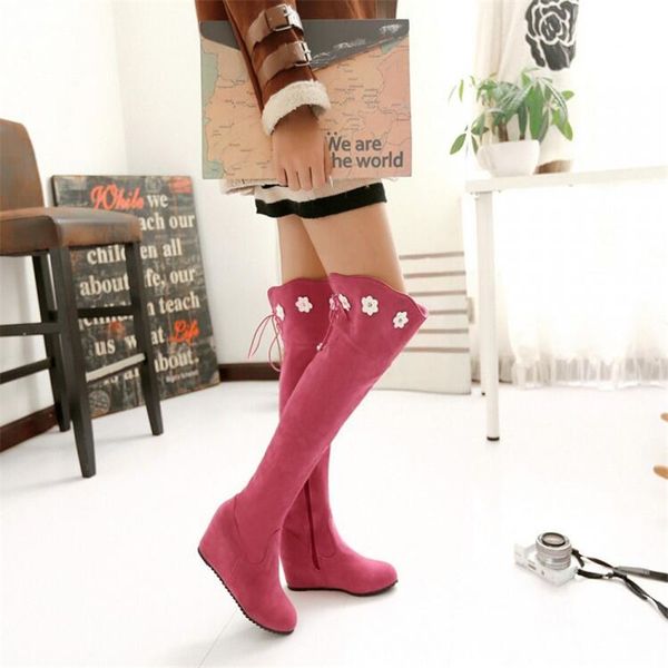 new pattern europe and america extra large code women's boots 5cm wedges increased internal boots superior quality 34-42 43, Black
new pattern europe and america extra large code women's boots 5cm wedges increased internal boots superior quality 34-42 43, Black