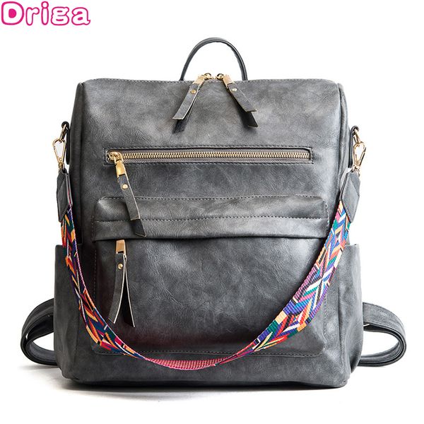 fashion bohemia style shoulder bag pu leather travel backpack school bag for girls sac a dos feminina
fashion bohemia style shoulder bag pu leather travel backpack school bag for girls sac a dos feminina