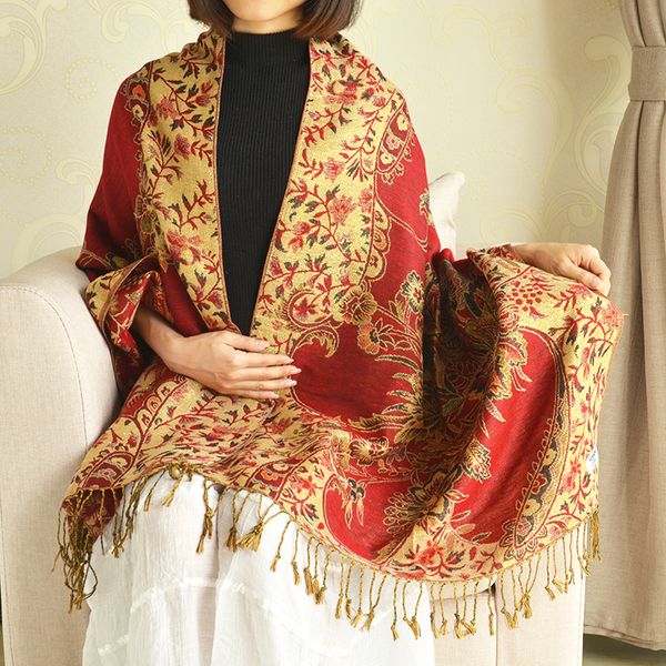jacquard golden silk cotton and linen ethnic style shawl thick tassels to keep warm winter scarf fashion scarfs for women, Blue;gray
jacquard golden silk cotton and linen ethnic style shawl thick tassels to keep warm winter scarf fashion scarfs for women, Blue;gray