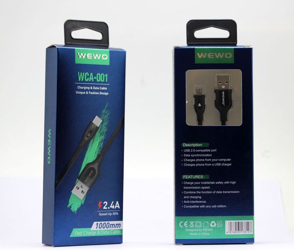wewo high speed micro usb cable type c charging adapter data sync 2.4a fast charger cables for huawei xiaomi samsung android phones
wewo high speed micro usb cable type c charging adapter data sync 2.4a fast charger cables for huawei xiaomi samsung android phones