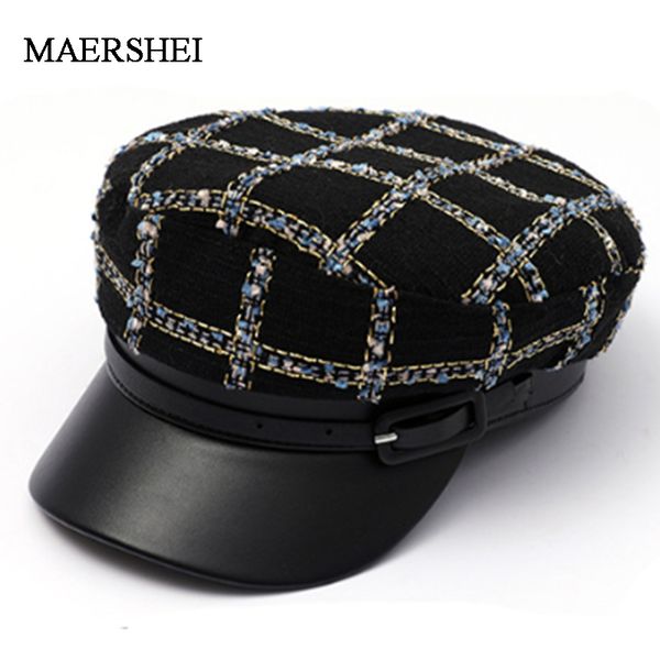 beanie/skull caps women elegant beret for winter female cotton hats plaid vintage fashion octagonal casual boina autumn 2021 brand women, Blue;gray
beanie/skull caps women elegant beret for winter female cotton hats plaid vintage fashion octagonal casual boina autumn 2021 brand women, Blue;gray