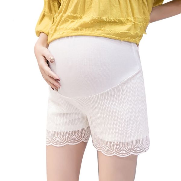 pregnancy loose hole pants adjustable waist high elastic safety shorts for pregnant women maternity shapewear mid-thigh shorts, Black 
pregnancy loose hole pants adjustable waist high elastic safety shorts for pregnant women maternity shapewear mid-thigh shorts, Black