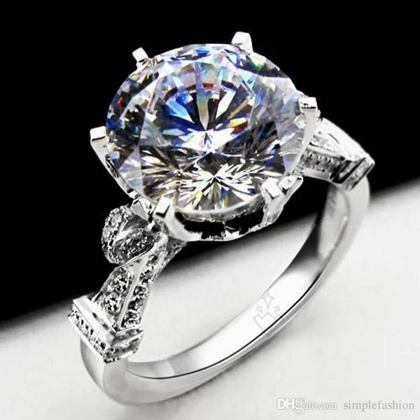 vecalon fashion crown wedding ring for women round cut 3ct simulated diamond cz 925 sterling silver female engagement band ring, Slivery;golden
vecalon fashion crown wedding ring for women round cut 3ct simulated diamond cz 925 sterling silver female engagement band ring, Slivery;golden