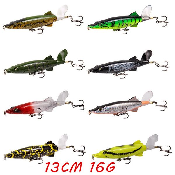8pcs/lot 8 colors mixed 13cm 16g popper plastic hard baits & lures fishing hooks 6# blood slot hook pesca fishing tackle accessories bl_54
8pcs/lot 8 colors mixed 13cm 16g popper plastic hard baits & lures fishing hooks 6# blood slot hook pesca fishing tackle accessories bl_54