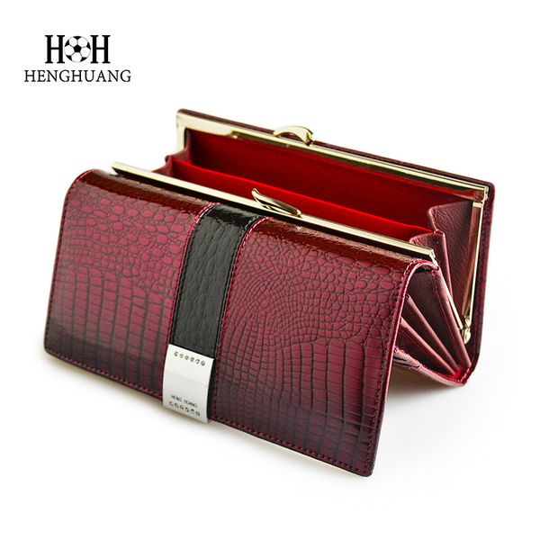 hh luxury genuine leather womens wallets patent alligator bag female design clutch long multifunctional coin card holder purses, Silver
hh luxury genuine leather womens wallets patent alligator bag female design clutch long multifunctional coin card holder purses, Silver