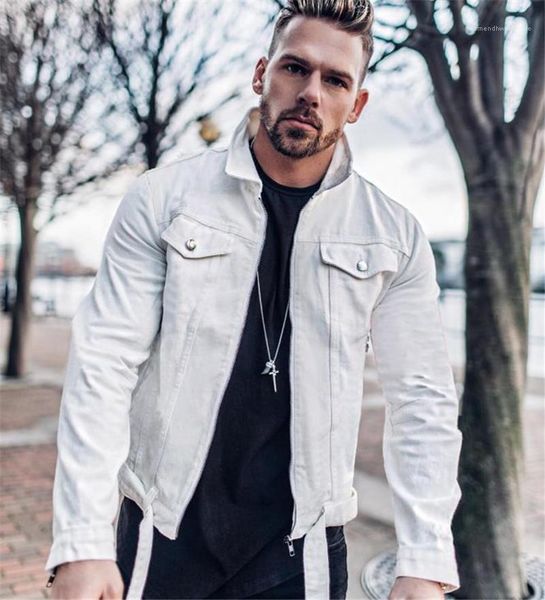color jean coat fashion long sleeve lapel neck zipper jacket mens clothing 20fw mens designer jacket casual solid, Black;brown
color jean coat fashion long sleeve lapel neck zipper jacket mens clothing 20fw mens designer jacket casual solid, Black;brown