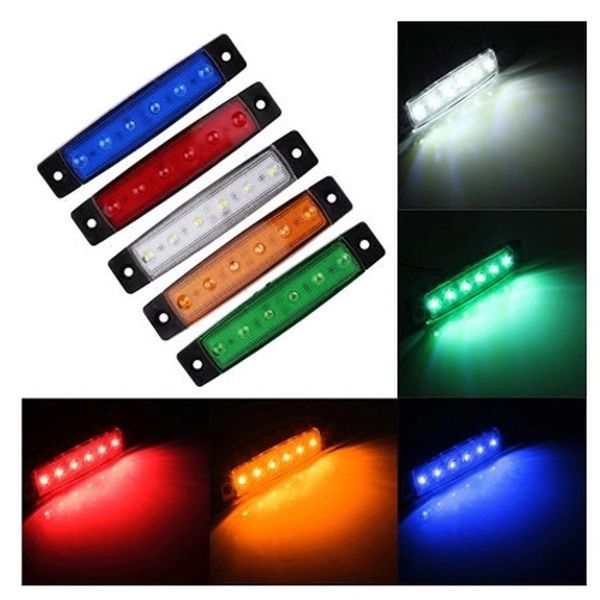 12/24v 6 led side marker light 12v clearence truck side markers trailer lights indicator light lamp edge signal
12/24v 6 led side marker light 12v clearence truck side markers trailer lights indicator light lamp edge signal