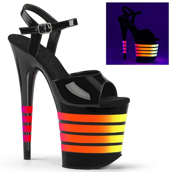 women sandals summer ladies patent leather buckle strap 20cm thin high heels waterproof fashion dress party wedding woman shoes, Black
women sandals summer ladies patent leather buckle strap 20cm thin high heels waterproof fashion dress party wedding woman shoes, Black