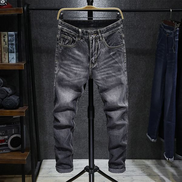 men's jeans black slim straight leg pants embroidery tiger embroidered man trousers 2021 autumn and winter male clothing, Blue
men's jeans black slim straight leg pants embroidery tiger embroidered man trousers 2021 autumn and winter male clothing, Blue