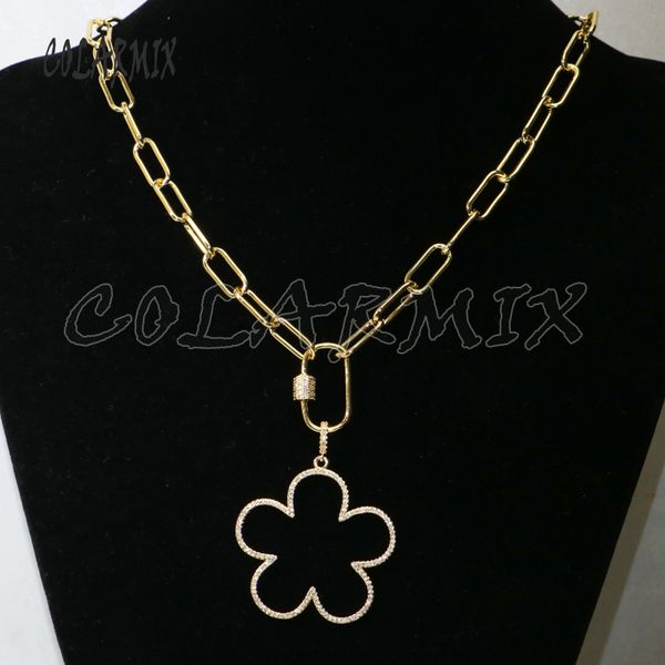 3strands big flowers pendants necklace necklace big link chain cubic zircon fashion accessories for women 50346, Silver
3strands big flowers pendants necklace necklace big link chain cubic zircon fashion accessories for women 50346, Silver