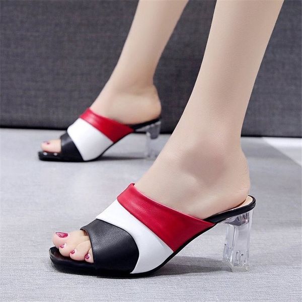 slippers 2021 summer korean style fashion simple tide thick high heels peep toe square cut out one-strap women sizes 35-40, Black
slippers 2021 summer korean style fashion simple tide thick high heels peep toe square cut out one-strap women sizes 35-40, Black