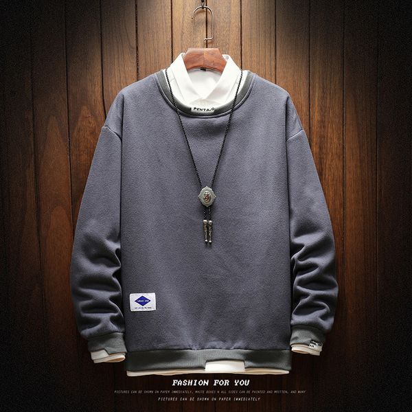 men's hoodies & sweatshirts sweatshirt hoodie spring autumn style solid o-neck long sleeves pullover men casual poleron hombre, Black
men's hoodies & sweatshirts sweatshirt hoodie spring autumn style solid o-neck long sleeves pullover men casual poleron hombre, Black