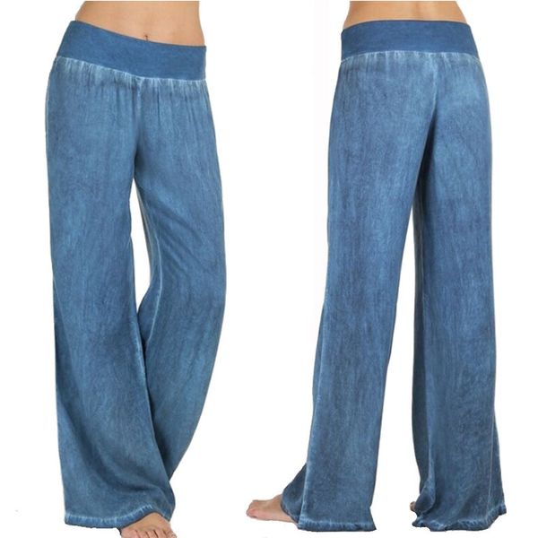 women high waist stretchy plus size 5xl wide leg jeans woman loose black elastic waist denim pants ladies casual long trousers, Blue
women high waist stretchy plus size 5xl wide leg jeans woman loose black elastic waist denim pants ladies casual long trousers, Blue