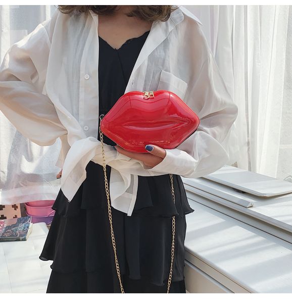 lips shape pvc handbags women zipper shoulder bag crossbody messenger phone coin bag evening party clutches bolsas feminina saco
lips shape pvc handbags women zipper shoulder bag crossbody messenger phone coin bag evening party clutches bolsas feminina saco