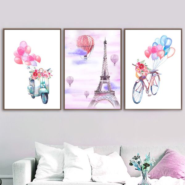 motorcycle balloon bike paris tower wall art canvas painting nordic posters and prints wall pictures for living room home decor
motorcycle balloon bike paris tower wall art canvas painting nordic posters and prints wall pictures for living room home decor