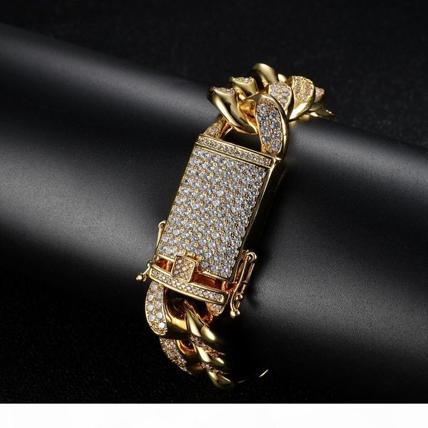 2cm width 8inch 9inch chunky brass cz bracelet hip hop iced out zircon cuban chain bracelet men's jewelry copper cz cuban bracelet b015, Black
2cm width 8inch 9inch chunky brass cz bracelet hip hop iced out zircon cuban chain bracelet men's jewelry copper cz cuban bracelet b015, Black